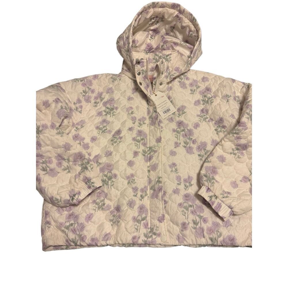 Ivy City size 1X quilted floral jacket retails $158 - NWT - Picture 2 of 8
